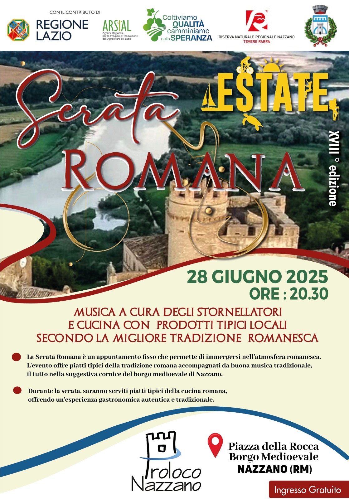 Serata Romana 2025 locandina
